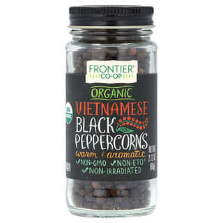 Frontier Co-op, Organic Vietnamese Black Peppercorns , 2.12 oz (60 g)