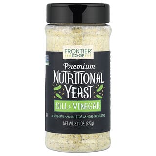 Frontier Co-op, Premium Nutritional Yeast, Dill & Vinegar, 8.01 oz (227 g)