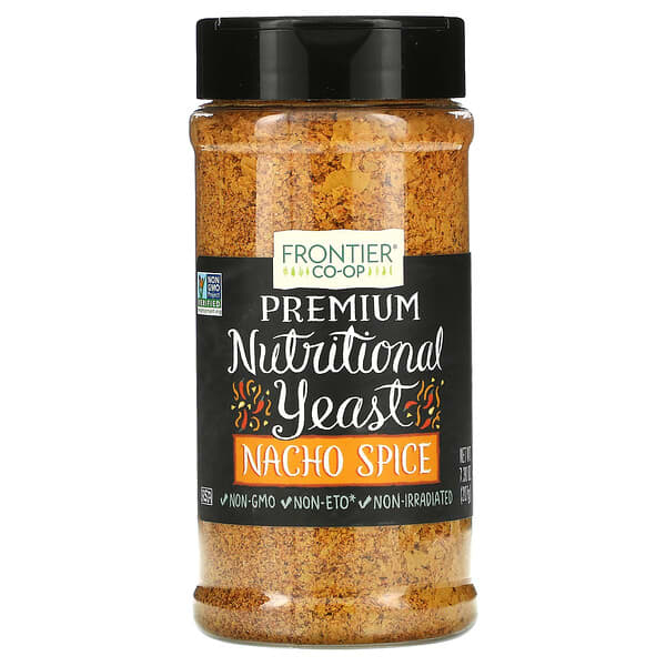 Frontier Co-op, Premium Nutritional Yeast, Nacho Spice, 7.3 oz (207 g)
