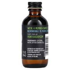 Frontier Co-op, Saborizante de almendra, Sin alcohol, 59 ml (2 oz. líq.)