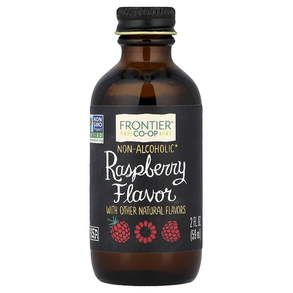 Frontier Co-op, 라스베리 맛, 2 fl oz (59 ml)