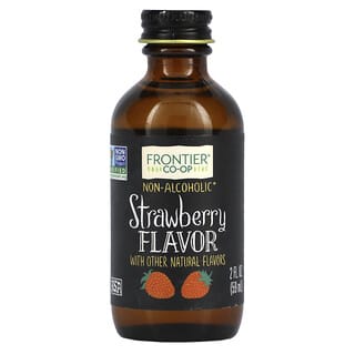 Frontier Co-op, Strawberry Flavor, Alcohol-Free, 2 fl oz (59 ml)