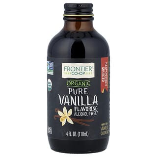 Frontier Co-op, Organic Pure Vanilla Aroma, reines Bio-Vanillearoma, 118 ml (4 fl. oz.)