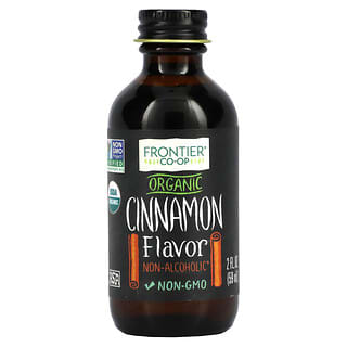 فرونتير كواب‏, Organic Cinnamon Flavor, Non-Alcoholic, 2 fl oz (59 ml)