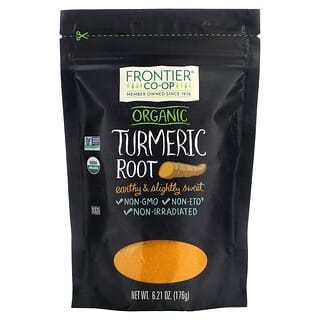 Frontier Co-op, Organic Turmeric Root, 6.21 oz (176 g)