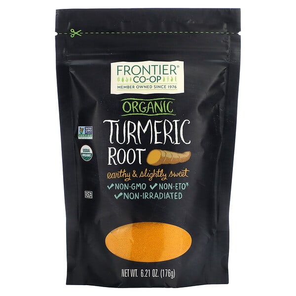 Frontier Co-op, Organic Turmeric Root, 6.21 oz (176 g)
