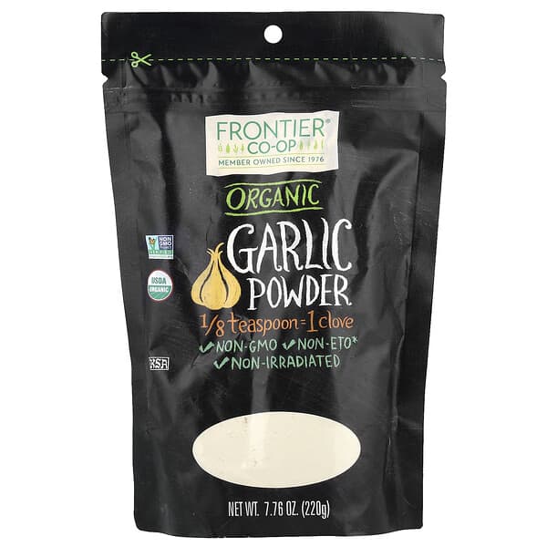 Frontier Co-op, 유기농 마늘 분말, 220g(7.76oz)