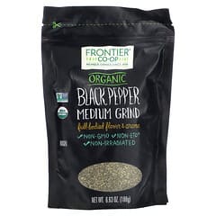 Frontier Co-op, Organic Black Pepper, Medium Grind, 6.63 oz (188 g)