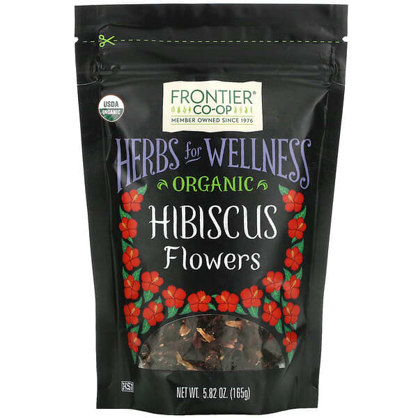 Frontier Co-op, Organic Hibiscus Flowers, 5.82 oz (165 g)