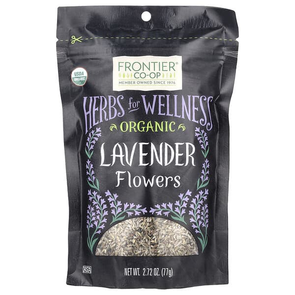 Frontier Co-op, Organic Lavender Flowers, 2.72 oz (77 g)