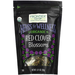 Frontier Co-op, Organic Red Clover Blossoms, 0.71 oz (20 g)