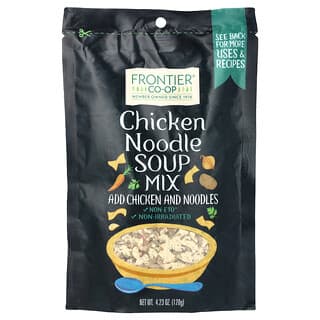 Frontier Co-op, Chicken Noodle Soup Mix, Hühnernudelsuppenmischung, 120 g (4,23 oz.)
