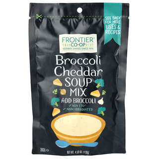 Frontier Co-op, Brocoli Cheddar Soup Mix, Brokkoli-Cheddar-Suppenmischung, 130 g (4,59 oz.)