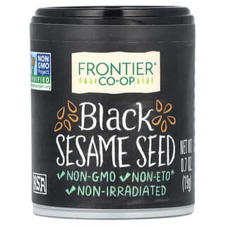 Frontier Co-op, Black Sesame Seed, 0.7 oz (19 g)