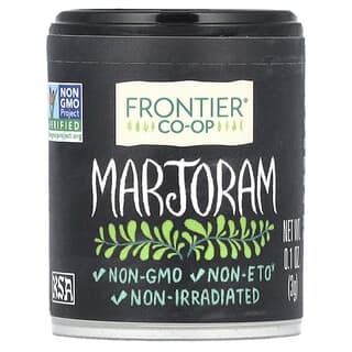 Frontier Co-op, Majoran, Majoran, 3 g (0,1 oz.)