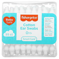 Fisher-Price, Cotton Ear Swabs, 0+ Months, 55 Count