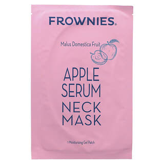 Frownies, Mascarilla de belleza para el cuello con sérum de manzana`` 1 parche de gel