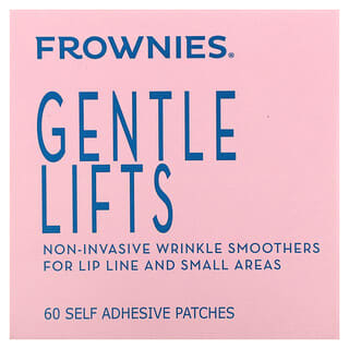 Frownies, Gentle Lifts, Pour lisser les rides du contour des lèvres et des petites zones, 60 patchs autocollants