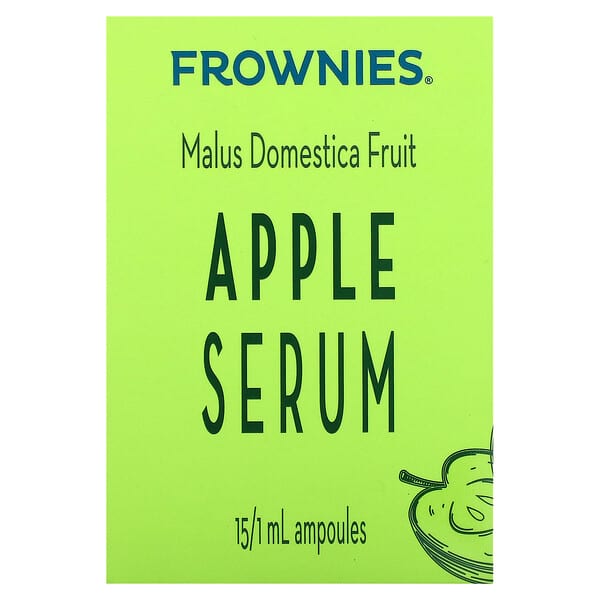 Frownies, Apple Serum, 15 Ampoules, 1 ml Each