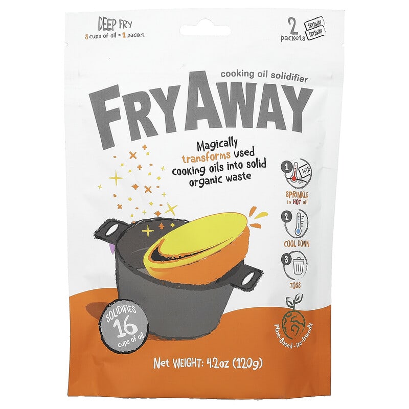 Fryaway Deep Fry used Cooking Oil Solidifier Powder
