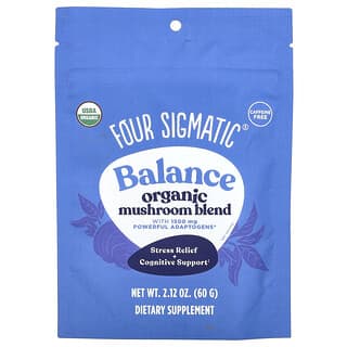 Four Sigmatic, Balance, Organic Mushroom Blend, Caffeine Free, 2.12 oz (60 g)