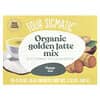 Mezcla de latte dorada y orgánica con hongo cola de pavo, Sin cafeína, 10 sobres, 6 g (0,21 oz) cada uno
