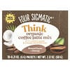 Think, органічна суміш для приготування кави лате з гребінцем і грибами чага, 10 пакетиків по 6 г (0,21 унції)