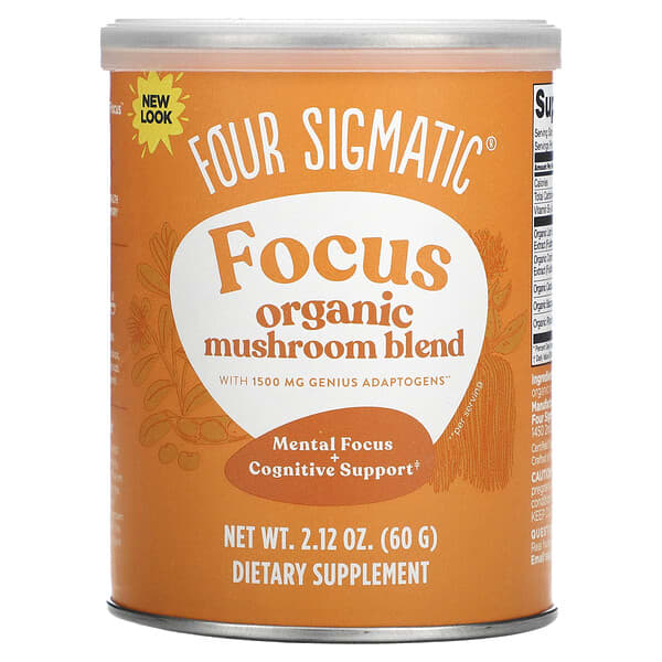 Four Sigmatic, Focus, Organic Mushroom Blend, 2.12 oz (60 g)