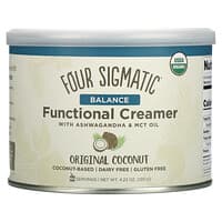 Four Sigmatic, Functional Creamer with Ashwagandha & MCT Oil, Balance, Original Coconut, 4.23 oz (120 g)