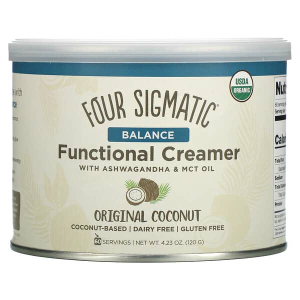 Four Sigmatic, Functional Creamer with Ashwagandha & MCT Oil, Balance