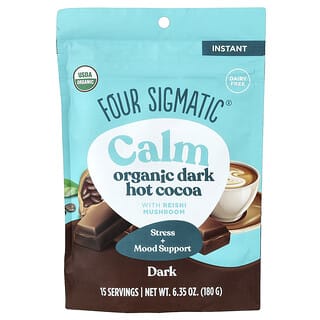 Four Sigmatic, Calm, Organic Dark Hot Cocoa, 180 g (6,35 unce)