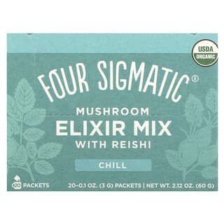 Four Sigmatic, Смесь грибных эликсиров с рейши, 20 пакетиков по 3 г (0,1 унции)