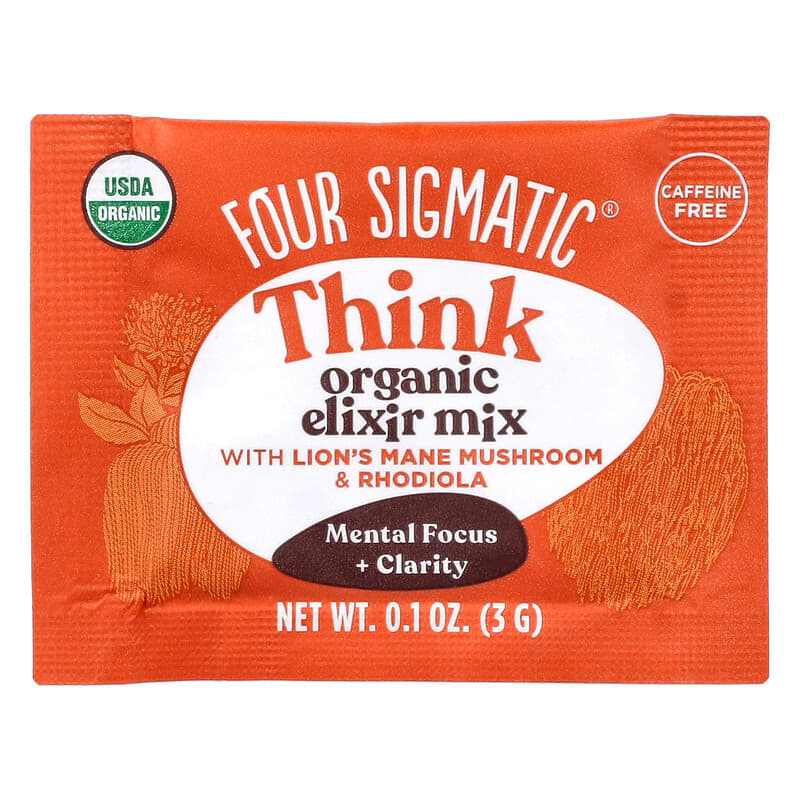 Think, Organic Elixir Mix With Lion's Mane Mushroom