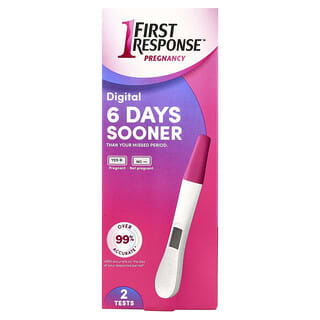 First Response, Digital Pregnancy Test, digitaler Schwangerschaftstest, 2 Tests