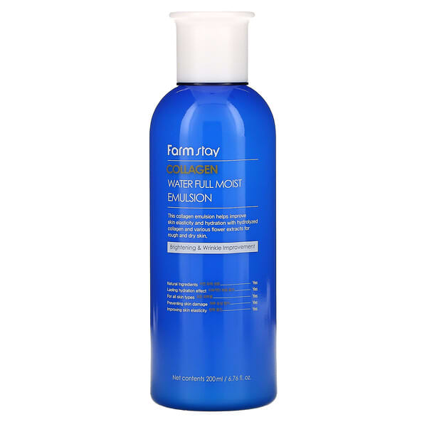 Farmstay, Collagen Water Full Moist Emulsion, 6.76 fl oz (200 ml)