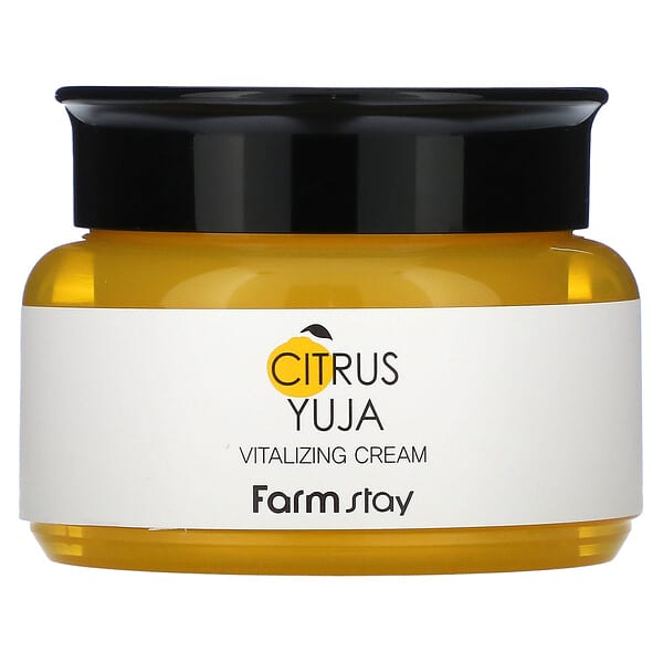 Farmstay, 시트러스 유자, 바이탈라이징 크림, 100g(3.52oz)