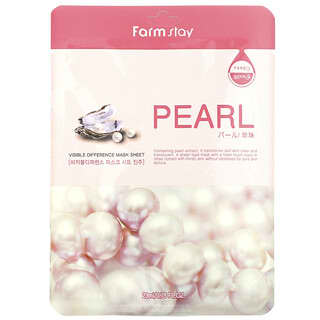 Farmstay, Visible Difference Beauty Mask Sheet, Pearl, 1 Tuch, 23 ml (0,78 fl. oz.)