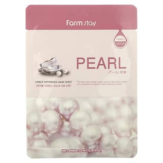 Farmstay, 優效珍珠滋潤美容面膜，1 片，0.78 盎司（23 毫升）