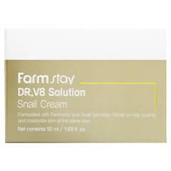 Farmstay, Dr. V8 Solution Snail Cream, 1.69 fl oz (50 ml)