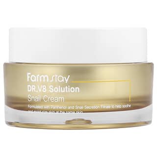 Farmstay, Dr V8 Solution, Crème d'escargots, 50 ml