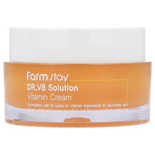 Farmstay, Dr. Crème de vitamines V8 Solution, 50 ml