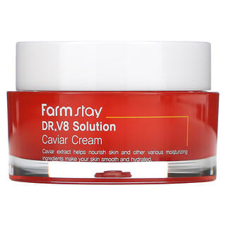 Farmstay, Le Dr V8 Solution Crème au caviar, 50 ml