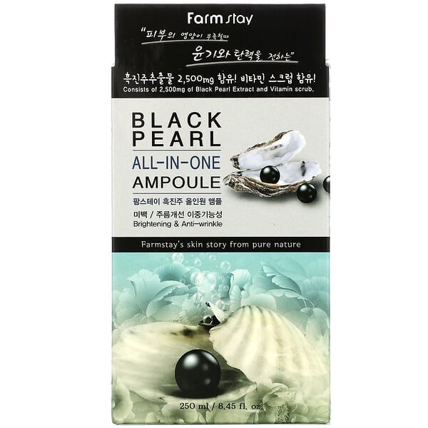 Farmstay, Black Pearl, универсальная ампула, 250 мл (8,45 жидк. Унции)