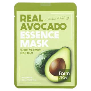 Farmstay, Véritable masque de beauté à l'essence d'avocat, 1 masque en tissu, 23 ml