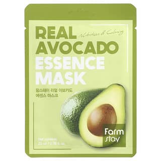 Farmstay, Mascarilla de belleza con esencia de aguacate real, 1 lámina, 23 ml (0,78 oz. líq.)