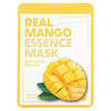 Véritable masque de beauté à l'essence de mangue, 1 masque en tissu, 23 ml