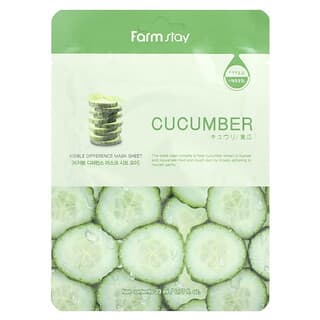 Farmstay, Visible Difference Beauty Mask Sheet, Cucumber, 1 Sheet, 0.77 fl oz (23 ml)