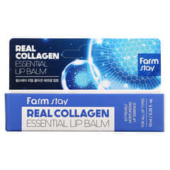 Farmstay, Bálsamo labial esencial con colágeno real, 10 ml (0,33 oz. líq.)