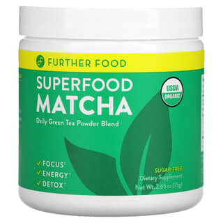Further Food, Superaliment Matcha, 75 g