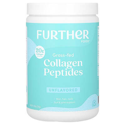 Further Food, Grass-Fed Collagen Peptides, Unflavoured, 9.88 oz (280 g)